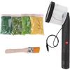 Mocoli Mini floccaggio di Erba statica, applicatore per Mini floccaggio a Quattro Colori, applicatore in ABS con Impugnatura Antiscivolo per Strumento Manuale per modellazione scenica Fai-da-Te