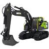 AS Hobby Italia HUINA 1661 Escavatore RC 2.4GHz con Benna Mobile, Effetti Sonori Realistici, Escavatore Radiocomandato per Bambini e Appassionati di Mezzi da Cantiere