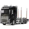 TAMIYA 1:14 RC Volvo FH16 - Veicoli per Legno radiocomandati Scala 1:14, Kit di Costruzione per Camion, Hobby, modellismo, assemblaggio, Non verniciati