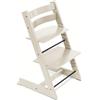 Stokke Tripp Trapp® - Seggiolone Evolutivo in Legno - Bianco Vaniglia | Il seggiolone che cresce con il bambino. Design iconico in faggio europeo, seduta e poggiapiedi regolabili. Fino a 136 kg