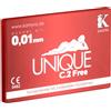 Kamyra *Unique C.2 Free* 3 pz Preservativi