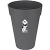 elho loft urban round high 42cm vaso da fiori - Anthracite | Ø 42 x Alt. 56 cm | Adatto per esterni | Plastica riciclata al 100%