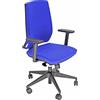 Unisit POLTRONA SEMIDIREZIONALE LA1E No Flame Blu c/bracc.