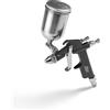 FIAC Pistola a Spruzzo per Verniciare 1863, Pistola per Verniciare Piccole Superfici, Aerografo con Serbatoio per Vernice da 100ml, Ugello da 0.8 mm, Pressione Max 3 Bar, Nero