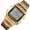 OPPWONG Orologio Digitale Analogico da Uomo, Cinturino in Acciaio Inossidabile, Display Doppio Orario con 5 Allarmi e Retroilluminazione, Orologio Sportivo per attività Aziendali, Casual e