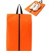 CAVIXO Portascarpe in tessuto Oxford impermeabile, busta organizer con cerniera antipolvere | Arancione, accessori per palestra e viaggio