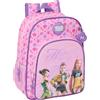 Safta K-POP Demon Hunters Stage, Zaino scolastico per bambini, animato, adattabile al trolley, 26 x 11 x 34 cm