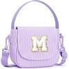YOOLIFE Borsa a tracolla da ragazza, borsa a tracolla per bambini, Lilla, M | Regali per bambine da 3 4 5 6 7 8 9 10 anni, regalo di compleanno personalizzato per bambini, adolescenti, sorelle, nipote