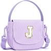 YOOLIFE Borsa a tracolla da ragazza, borsa a tracolla per bambini, Lilla, J | Regali per bambine da 3 4 5 6 7 8 9 10 anni, regalo di compleanno personalizzato per bambini, adolescenti, sorelle, nipote