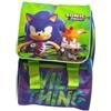 Generico Zaino Scuola Elementare Sonic Prime con Patta 40x29x12 cm | Tasca Frontale, Estensibile, 2 Cerniere Laterali, Sonic e Tails, Bambini