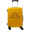 Kappa Trolley da Cabina 55x40x20 cm, Valigia Rigida in PC Policambonato con 4 Ruote Doppie e Lucchetto a combinazione,Bagaglio a Mano Compatto per Ryanair, Wizz Air ed EasyJet 352F55W, Giallo