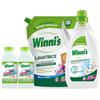 Winni's - 1 Ammorbidente Lavatrice, 1 Detersivo Lavatrice, 2 Cura Lavatrice