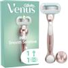 Gillette Venus Rasoio Per Donne Pro Smooth Sensitive Per Pelle Sensibile, Manico Riutilizzabile E Cartuccia Di Ricarica A 5 Lame, Nastro Lubrificante Con Un Tocco Di Aloe Vera, Rasatura Morbida