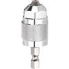 CAZSTYK Manico adattatore a 3 ganasce per cacciavite elettrico, 1 pack | Adattatore per mandrini con gambo esagonale a rapido con impugnature robuste per trapani elettrici,