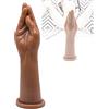 DDCELMIN Dildo enorme Realistico Big Dilos Fallo anale Didlos grande con forte ventosa XXL Fallo con pugno a mano Plug anale gigante Stimolazione della prostata con punto G Giocattolo sessuale anale(Rot)