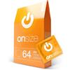 ON) ONsize Preservativi | Larghezza 64 mm | 50 Pezzi | Spessore parete sottile 0,07 mm | per Uomini