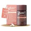 Glow25® Balance - Batteri lattici, calcio, vitamina B2 [30 Porzioni] | Facilmente digeribile, di origine vegetale e vegana con batteri lattici, polvere di kiwi, inulina, calcio e vitamina B2