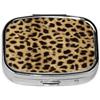 BEntLi Portapillole, Portapillole Organizzatore di medicine Portapillole da viaggio Organizzatore di pillole Portapillole,Stampa animalier leopardata