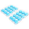 Vidsmow 12 Paia Tappi Orecchie Silicone Tappi, Colore Blu, Antirumore Morbidi e Modellabili per Dormire, Nuotare, Studiare, Lavabili e Riutilizzabili, Ideali per Adulti e Bambini