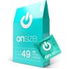 ON) Preservativi ONsize | Larghezza 49 mm | 50 Pezzi | Spessore parete 0,07 mm | premium ultra sottili | per Uomini