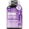 SainzClap® Integratore Triade Diosmina Esperidina Vitamina C, 120 Capsule | Formato Vegetale HPMC, Supporto Circolazione, Senza Lattosio e Glutine, Made in Italy