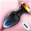 Coolkim Plug Anale-dilatatore Donna Sexytoysys Uomo Sex Toys Coppia Vibratoreper Uomo Professionale Dildo Anale Vibratore Toys Sessuali per Uomini Anello Vibrante per il pene con 10 Modalità, A26020302