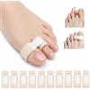 Tpubmity 8 Pezzi Raddrizzatore per dita a martello, Stecca correttore per dita dei piedi a martello, Hammer Toe Splints, Adatto Per Dito Dei Piedi Piegate