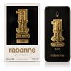 paco rabanne Rabanne 1 Million Black, profumo da uomo, 50 ml, profumo liquido, spray, contiene: alcol denaturato, profumo (fragranza), acqua, butil metossidibenzoilmetano, linalolo,..., confezione singola