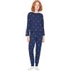 Trendyol Damen Herz Gestrickt T-Shirt-Hose Pyjama Set Pigiama (Pacco da 2) Donna
