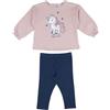 Prénatal Prénatal Bimba 0-24 Completo Tuta con Pantalone Lungo e Felpa in Morbido Cotone FW25