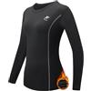 MEETWEE Maglia Termica Donna, Maglia a Manica Lunga Compression Maglietta Biancheria Intima Sport T-Shirt Baselayer da Corsa Ciclismo Fitness