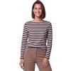 Cecil 3232332 Maglietta a Maniche Lunghe con Scollo a Barca e Righe Donna