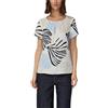 s.Oliver BLACK LABEL 2175066 Camicetta Crepe con Stampa Integrale, 03A5, 40 Donna