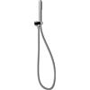 ERCOS Kit Supporto Doccia Fisso In Ottone Cromato Con Flessibile Antitorsione Da 1500 MM e Doccetta Acqua In Abs Cromato Da 179 MM. Presa D'acqua Integrata
