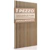 RMF PRO Pannelli Decorativi Per Parete in Legno Naturale 120x60, Rovere Bianco - Pannelli Fonoassorbenti Decorativi con Assorbimento Acustico, Decorazioni Parete Interni - Pannelli Legno per Pareti