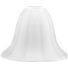 Luxshiny Vetro Smerigliato Paralume Stile Europeo per Lampada da Casa | Ricambio Decorativo per Parete o Piantana, Luce Diffusa Calda, Vetro Trasparente Opaco, Camera