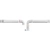 Ariston Thermo 3318370 Kit Scarico Sdoppio 80/80 per Fumisteria Caldaia a Condensazione, Bianco