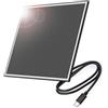 Xega Pannello solare da 6 W per telecamera di sorveglianza esterna, interfaccia di tipo C, per telecamera IP solare, (cavo da 30 cm), colore nero