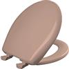 Bemis - Copriwater rotondo a chiusura lenta, cerniere facili da pulire e seduta in plastica resistente, prodotto negli Stati Uniti, colore: rosa selvatica