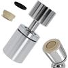 kwinfei Aeratore Rubinetto Cucina in Ottone 360° Girevole con 2 Modalità di Spruzzo, Rompigetto Rubinetto Universale M22/M24, Prolunga Rubinette Cucina con Filtro Rubinetto Cucina e Risparmio Acqua