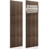 RMF PRO Set 2 Pannelli Decorativi Per Parete in Legno Naturale 240x60, Fumo Chiaro - Pannelli Fonoassorbenti Decorativi con Assorbimento Acustico, Decorazioni Interni - Pannelli Legno per Pareti