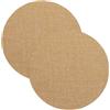 QUARKZMAN 2 Pezzi 2.4 Diffusore Rotondo Per Paralume Marrone Chiaro | Antiriflesso Copri Paralume In Tessuto, Per Lampada Da Tavolo Faretti Illuminazione A Soffitto