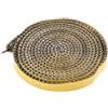 MOCNT Guarnizione Camino Autoadesivo Corda per Stufa Piatta Guarnizione | Fibra di Vetro Corda per Porta Stufa Resistente al Calore Sigillante Nastro 3mm x 12mm x 3m