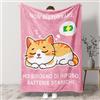 TheGiffter Regalo Donna, Regali Amica Compleanno Coperta Flanella | Idee Regali per Donna Amiche Sorella Mamma Compleanno Natale San Valentino Festa Della, 130 x 150 CM