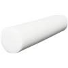 PLCIVSA Cuscino Cervicale 15x40/20x80/20×90 Memory Foam Cilindrico Cuscino Supporto Lungo,con Chiusura,per Divano e Letto,Cervicale/Lombare(White,20x60cm/8x24in)