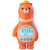 Oregon Scientific BC100-O Bear Orologio Orange, Plastica, Arancio, 12 x 8.5 x 21 cm