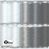 Yline Set di filo da cucito poliestere bianco nero grigio per macchina da cucire 10 sp. UN. Filo da cucito da 500 m (0,24 € / 100 m) 3217