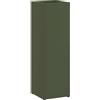 vidaXL Stand per Ombrelli da Pioggia Oliva 15,5 x 15,5 x 49 cm Acciaio | forma rettangolare elegante con motivi decorativi, progettata per sistemare ombrelli e altri accessori,