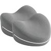cuscini fiber 2 Cuscino per Gambe in Memory Foam, Cuscino per Dormire sul Fianco tra le Ginocchia in Memory a Lento Rilascio, Supporto Ergonomico si Adatta alle Tue Gambe, Fodera Sfoderabile Lavabile