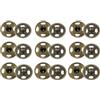 QUARKZMAN 72 Set Bottoni Automatici a Pressione 6/7/8mm Bottoni a Pressione da Cucire Metallo Accessori per Chiusura Borse Vestiti Jeans Cucito Artigianale, Bronzo